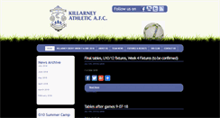 Desktop Screenshot of killarneyathletic.com